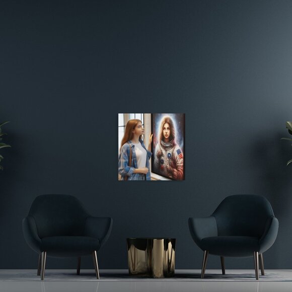 VISUALIZING THE FUTURE is a 16' x 16" original, GICLEE image on canvas LE w/COA - Picture 7 of 8